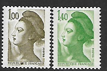 FRANCE, 1794-1795, MNH, LIBERTY, AFTER DELACROIX