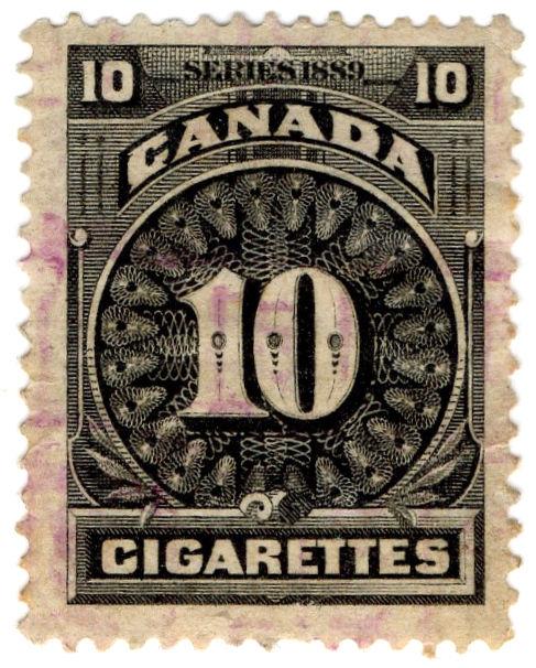 (I.B) Canada Revenue : Cigarette Duty (ten)