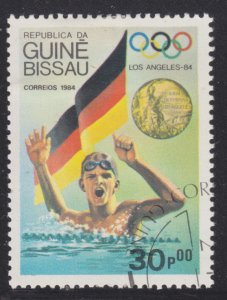 Guinea-Bissau 616 Flag, Medal & Olympic Winner 1984