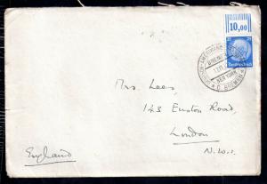 Germany 1932 Deutsch - Amerikan's Seapost cover Bremen - New York SP PMK WS12216