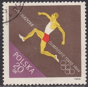 Poland 1257 XVIII Olympics Running 1964