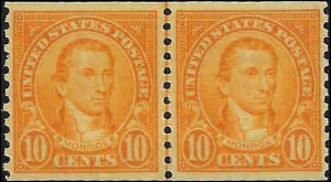 603 Mint,OG,NH... Line Pair... PSE Graded XF 90... SMQ $100.00