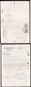  #8221 -1948 local folded letter-Stuttgart 4-6-48.-