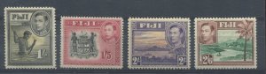 Fiji KGVI 1938 1/, 1/5d, 2/, 2/6d unmounted mint NH