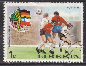 Liberia 675 World Cup Soccer 1974