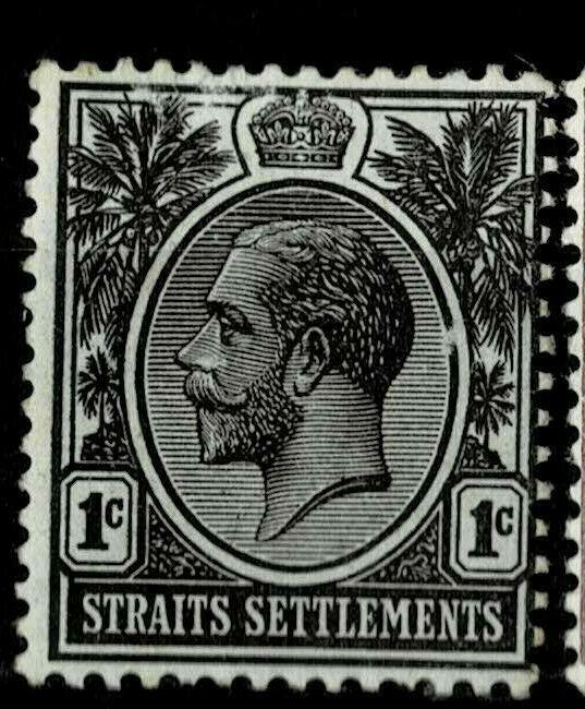 Malaya Straights Settlements 1912-23 Issue Fine Mint Hinged 1c. 