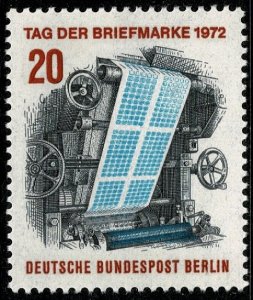 GERMANY BERLIN 1972 STAMP DAY MINT (NH) SG B423 P.14 SUPERB