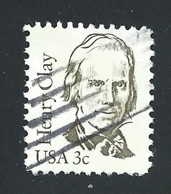 SC# 1846 - (3c) - Henry Clay, Used Single