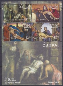 2015 Samoa 1233-36/B96 Painting 8,00 €