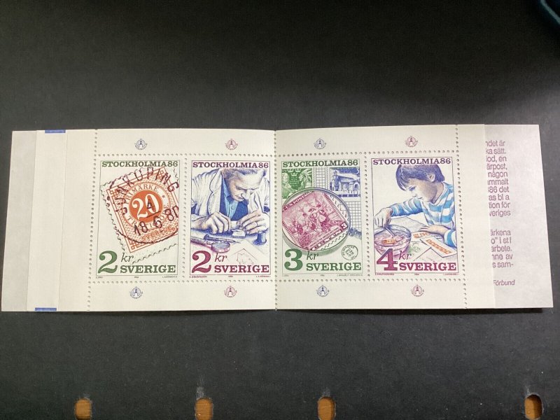 ICOLLECTZONE Sweden 1588a Complete Booklet XF NH (A900-154) stamp collecting