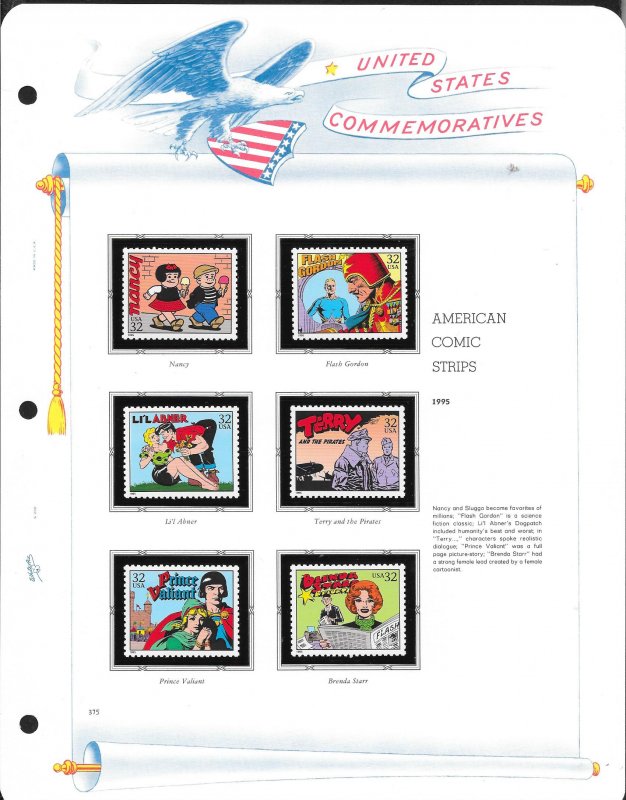 UNITED STATES (6) Complete Better MNH Modern Sets White Ace Pages FV=$50++