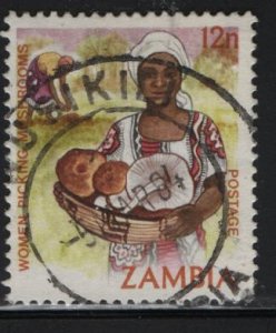 ZAMBIA, 244A, USED, 1981-83 Picking mushrooms