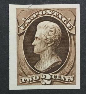 MOMEN: US #146P3 PLATE PROOF ON INDIA #25890