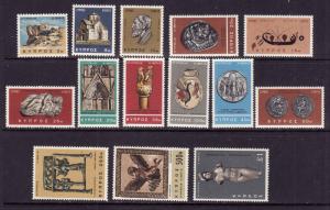 Cyprus-Sc#278-91-unused NH QEII definitive set-1966-