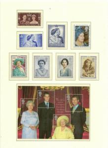 GB Royal Family Queen Mother folder 1937- Present