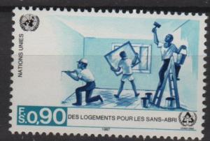 United Nations, Geneva 1987 - Scott 155 MNH - logements  