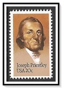 US #2038 Joseph Priestley MNH