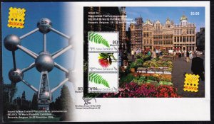 New Zealand 2006 Belgica Miniature Sheet First Day Cover FDC SC 2069k