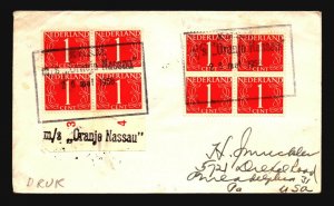 Netherlands 1950 MS Oranje Nassau Paquebot Cover - Z16657