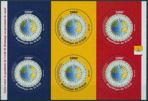 Chad 2021 MNH Medical Stamps Corona Tribute to Health Workers 6v M/S
