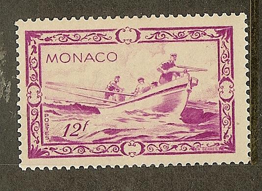 Monaco, Scott #243, 12fr Albert I Whaling, MH