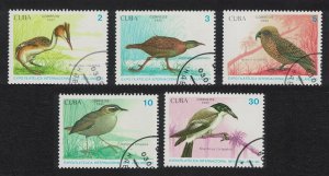 Caribic Birds 5v 1990 CTO SG#3551-3556