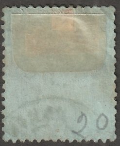 France, stamp, Scott#22, used, hinged,  #QF-22