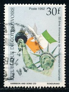 Ivory Coast #929D Single Used