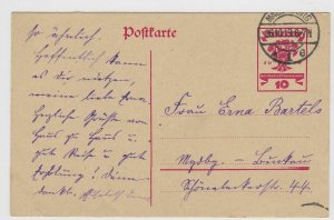 German Postal History Stamps Postcard Ref: R4867