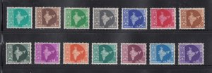 India Scott #275-288 MNH