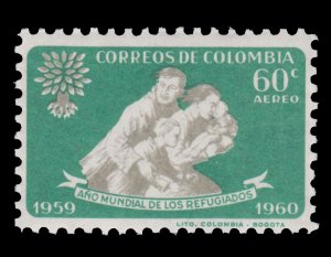 COLOMBIA 1960 SCOTT # C371. UNUSED