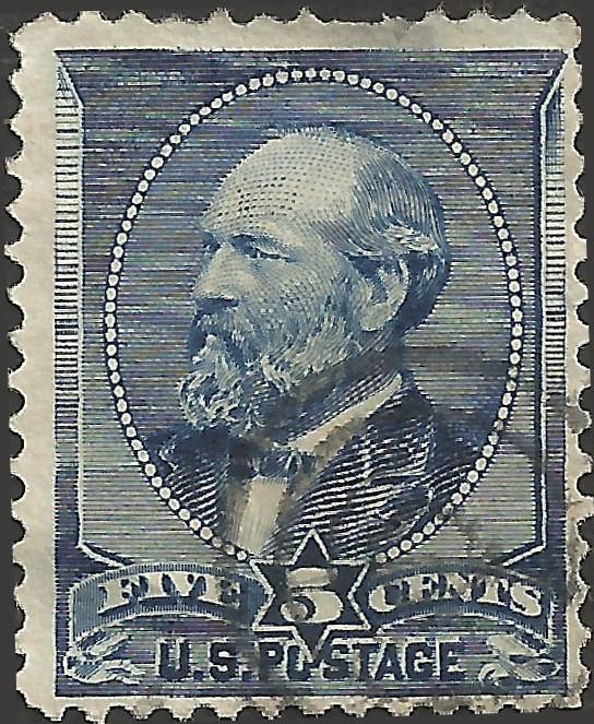 # 216 Indigo Used FAULT James A. Garfield