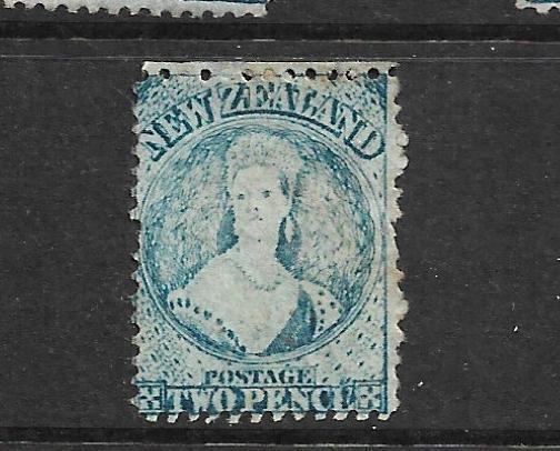 NEW ZEALAND 1864-67  2d  BLUE   FFQ  MNG  P12 1/2   CP A2M   SG 113 CHALON