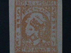 ​INDIA-KISHANGARH  STATES- SC#26 MAHARAJA SARDUL SINGH POSTAGE STAMP- IMPERF