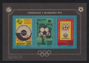 Uruguay Football World Championship Olympic Games MS 1974 MNH SC#C398