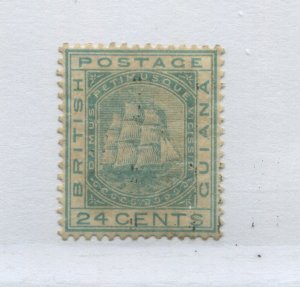 British Guiana 1876 24 cents mint o.g. hinged