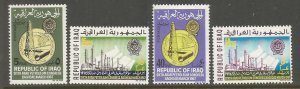 IRAQ  427-430  HINGED,  6TH ARAB PETROLEUM CONGRESS