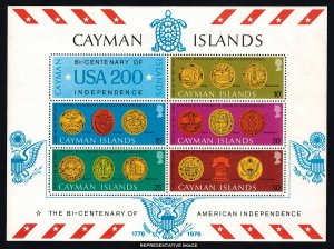 Cayman Islands Scott 372-376 Mint never hinged.