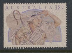 Australia SG 1309  Used  from booklet left margin imperf - Christmas