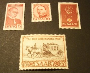 SAAR #s 221 B74-B76 MNH CV $127.50