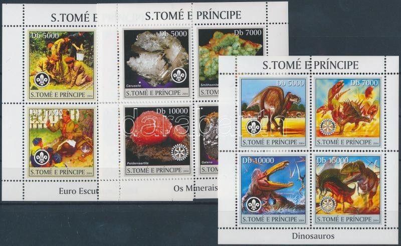 Sao Tomé e Príncipe stamp Scouting and science MNH 2004 Mi 2479-2490 WS163050