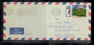 ABU DHABI  (P2406B)  1971  RULER  EXPO   60F    COVER A/M   TO GERMANY 