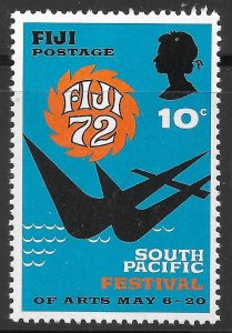 Fiji Scott 327 MNH 10c Pacific Festival of Arts issue of 1972