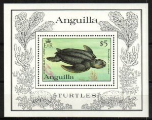 Anguilla Stamp 541  - Leatherback turtle