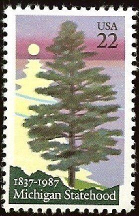 2246 Michigan Statehood F-VF MNH single