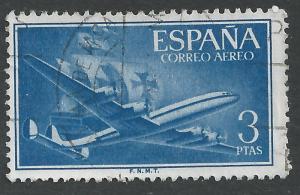 Spain #C153 3p Plane & Caravel