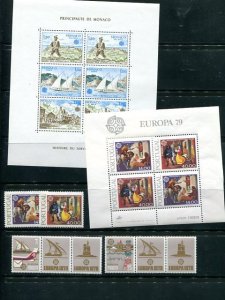 Europa CEPT  1979  lot    Mint VF NH -  Lakeshore Philatelics