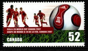 CANADA SG2499 2007 FIFA U-20 WORLD CUP MNH