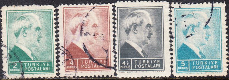 Turkey #875-894 Used Set