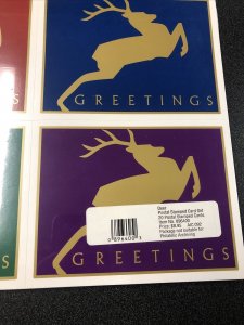 USPS UX357-60 Deer Greeting Postal Card 20 Stamped Cards Sealed 